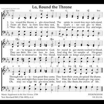 Lo, Round the Throne - FOLKINGHAM - Treasury 839