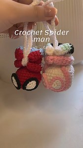 4.5K views · 47 reactions | Crochet spider man . . . #crochet #crocheters #crochetdinosaur #spider #crocheting #crochetaddiction #crocheter #crochetinspiration #spiderman #crochetideas #handmade #handmadegifts #handmadecraft #keychain #crochetkeychain #amigurumi #pink #red #diy #fyp | Crochet World | Facebook