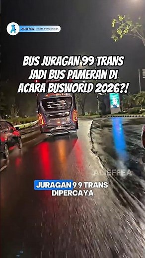 JURAGAN 99 TRANS BUS BECOMES BUSWORLD EXHIBIT BUS #juragan99 #j99trans #alieffea #busenthusiast #...