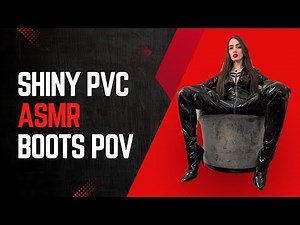 Relaxing PVC ASMR | Shiny Catsuit, Boots & Gloves