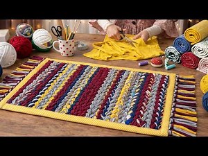 Don’t Throw Away Old T-Shirts! Turn Them Into Stunning Rugs, Mats or Cushion Ideas!
