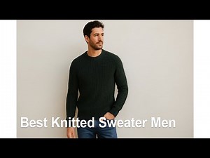 👕 Amazon Essentials Men's Crewneck Cable Cotton Sweater | Best Knitted Sweater Men 👕