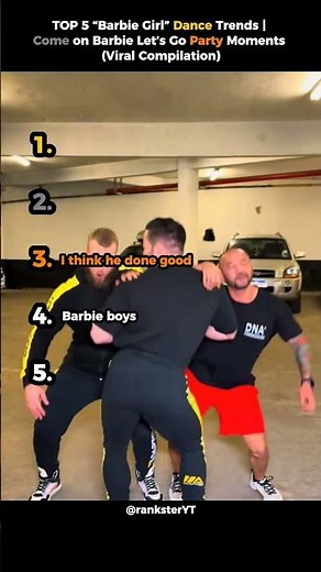 TOP 5 “Barbie Girl” Dance Trends | Common Barbie Let’s Go Party Moments (Viral Compilation)