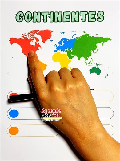 Los Continentes del mundo | Aprende con Yes