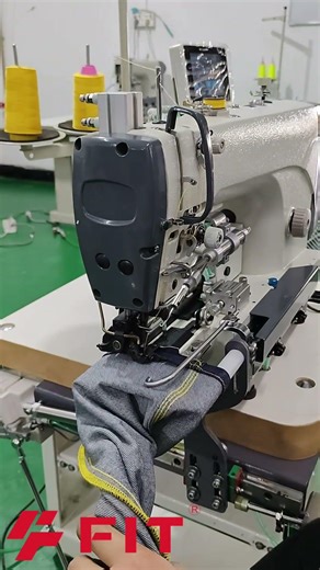 Automatic jeans bottom hemming sewing machine