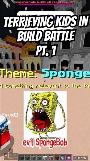 We gave people nightmares after this build 👹Click below for the full video! #minecraft #shorts #fyp