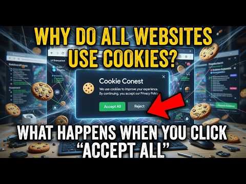 Why do all websites use cookies? What happens when you click "Accept all"?