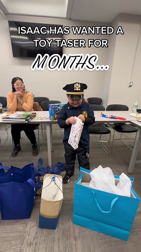 Sgt. Isaac Unwraps Long-Awaited Toy Taser!
