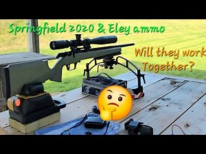 New Springfield 2020 22lr 50yds with Eley Contact and Semi-auto Benchrest Precision.