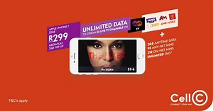 The looong weekend has arrived! So snuggle up with any of these #FantasticFriday deals, especially our MediaPlay contracts with data, minutes, SMS’s AND unlimited data to black TV all weekend! Valid for one day only! #ConnectYourWay at a Cell C store or call 084 145! | Cell C