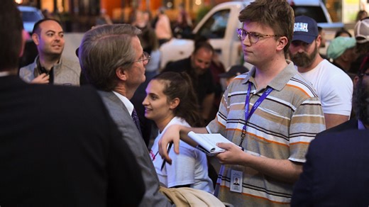 Don't try to pin reporters onto political spectrums, but do ask us this question