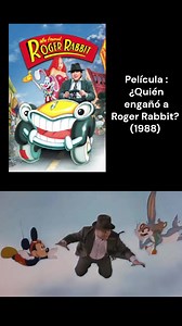 Mickey : Pobre tipo. Bugs : Si, pero me caía mal. Película : ¿Quién engañó a Roger Rabbit? (1988) EE.UU. | Frases de Cine