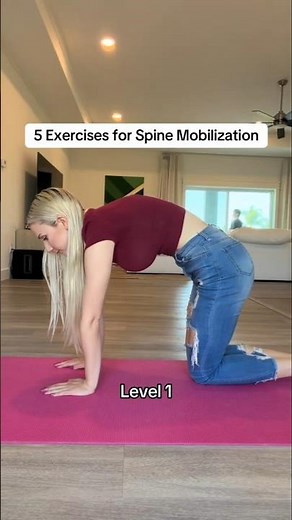 "5 Progressive Spine Mobilization Exercises for a Strong & Pain-Free Back | Level 1-5"