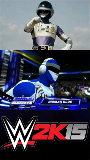 Bioman Blue Entrance WWE 2K15 #wwe #smackdown #bioman #supersentaiseries #powerrangers