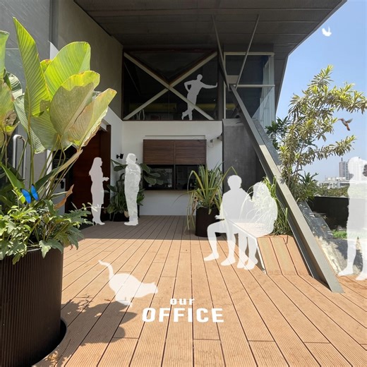 DS2 Architecture on Instagram: "To us, "reception" isn't just a space on the bubble diagram! Watch through, to see how the immediate foyer and reception of an architecture firm can be activated to be more "receptive" towards the user - be it a visitor, a client, or an employee - all whilst keeping user inclusivity in mind, through universal design standards. Pun of the day: When dealt with the cards of designing a terrace, you should always consider shuffling the "deck!" Animation by @rayraheel_