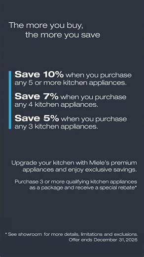 ✨ Miele®️ Built-In Ovens and Coffee Machines. Rumored for a Reason.