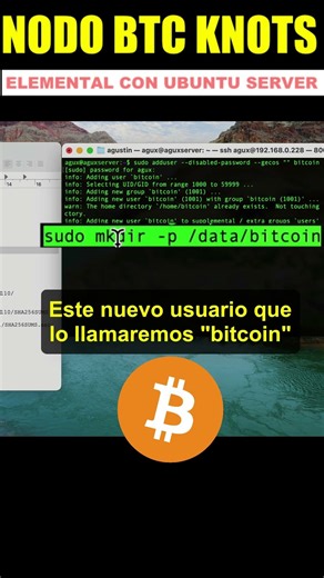 Bitcoin node with BTC Knots and Ubuntu Server 1