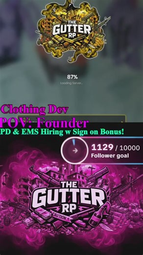 Our loading screen as multiple songs you can listen too, fire loading screen. Gutter RP is where it’s at. #fyp #gutterrp #PaidPartnership #LIVECanBeEasy #LIVEIncentiveProgram