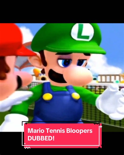 Hilarious Mario Tennis Bloopers DUBBED!
