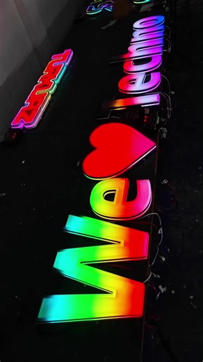 Improve the rate of customers entering the store#ledlight #logo #sign #led #store