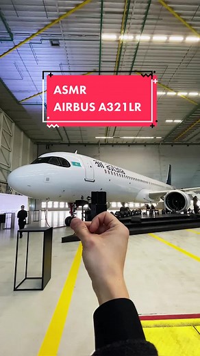 Relaxing ASMR Sounds on Airbus A321LR | Air Astana Flight Experience