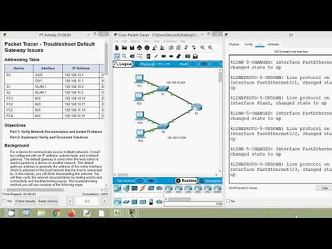 10.3.5 Packet Tracer - Troubleshoot Default Gateway Issues