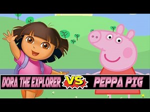 M.U.G.E.N. Battles | Dora The Explorer vs Peppa Pig