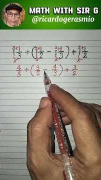 How to evaluate this? #expression #fractions #math