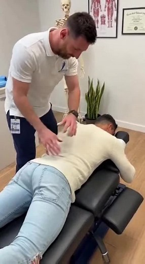 Chiropractor Messi snaps CR7s back and… 😳😳 #chiropractor #sora #messi #chiropractic #ronaldo