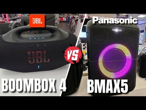 🔥JBL BOOMBOX 4 VS PANASONIC BMAX5 FIRST Sound Comparison on YOUTUBE🔥
