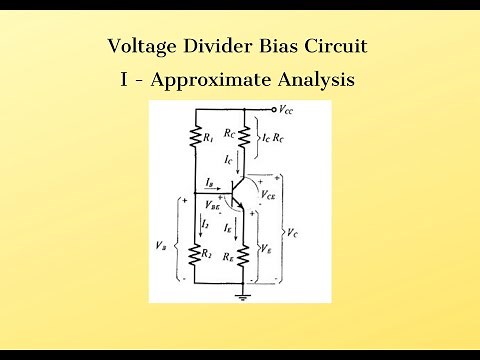 Voltage Divider Bias Configuration - Approximate Analysis with example | Electronics