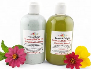 Rosemary Mint & Tea Tree Scalp Balancing Botanical Shampoo and Conditioner, Balance Your Scalp, A Healthy Scalp Grows Healthy Hair! - Etsy