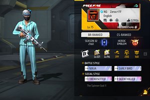 Zerox FF’s Free Fire MAX ID, stats, K/D ratio, monthly income and more