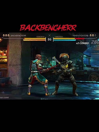 Shadow Fight 4 | Epic Combo Fight | New Character Gameplay 🔥