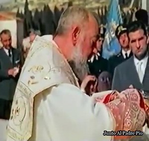 48K views · 1.2K reactions | St. Padre PIO celebrates Holy Mass. May he pray for us all. Amen | Global Rosary Network with Fr. Paintsil | Facebook