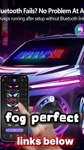 Car LED Gadgets That Bring Your Ride to Life 👀🚗 | Animated Windshield LED Eyes