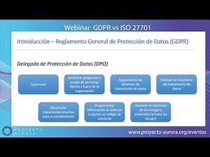 Webinar Gratuito GDPR vs ISO 27701