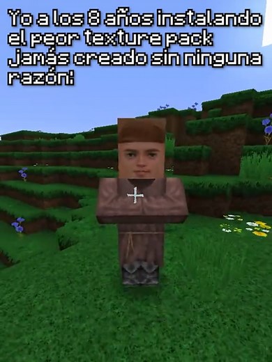 El peor texture pack de Minecraft que me instalé (meme)