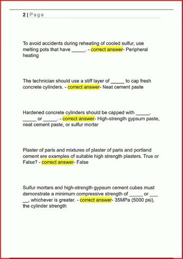 Aci Concrete Strength Testing Technician Updated Actual Exam video