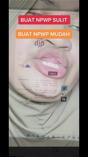 Buat npwp gak begitu syulit… #tutorial #npwponline #npwp