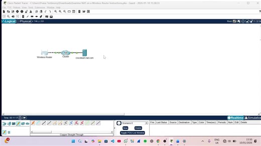1. Examine Nat Configuration On A Wireless Router 2. Set Up 4 Pcs To Connect To A Wireless Router Using DHCP 3. Examine Traffic That Crosses The Network Using NAT #cybersecurity #ethicalhacking #viral_video #redteam #networking