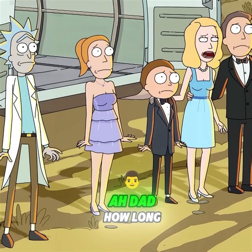 Traversing the stars, Rick and Morty explore unknown new worlds.