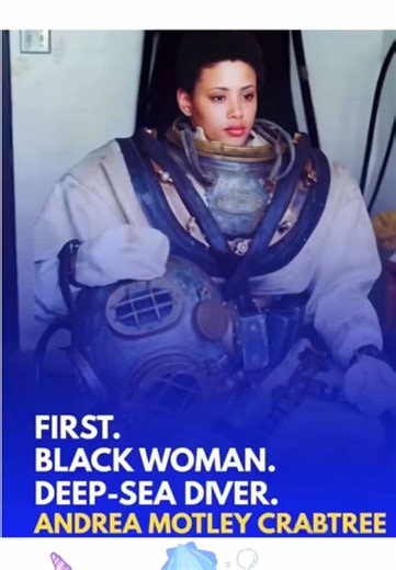Andrea Motley Crabtree became the first woman & Black womens in the U.S. Army to graduate from the Navy's Second Class Diver School in 1982. She was also the first African American female deep-sea diver in any branch of U.S. military service. From 1977 to 1998, she served in the U.S. Army, proving strength and excellence. #blackhistorymonth #usmilitary #womenempowerment