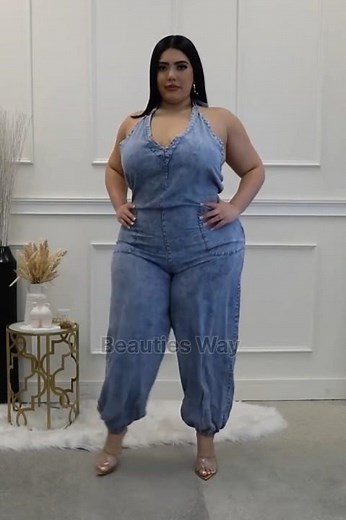 Plus Size Mystic Mood Jumpsuit fashion Collection