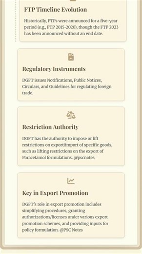 Role of Directorate General of Foreign Trade DGFT in Export Promotion