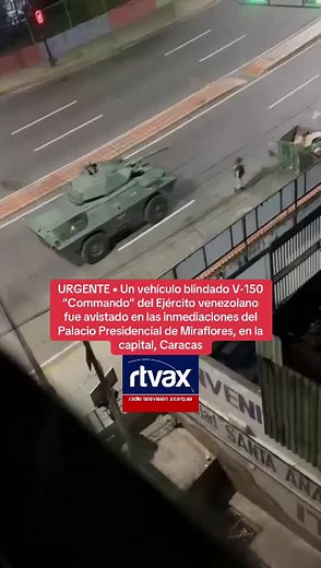 Avistamiento del V-150 Commando en Caracas