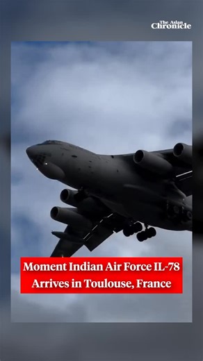 The Asian Chronicle | The Indian Air Force’s IL-78 aerial refueller has landed in Toulouse, France, marking the start of Exercise Garuda 2025. This majestic... | Instagram