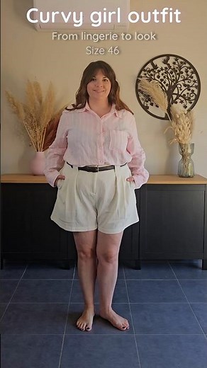 Look chic & confortable en short taille haute | Curvy style