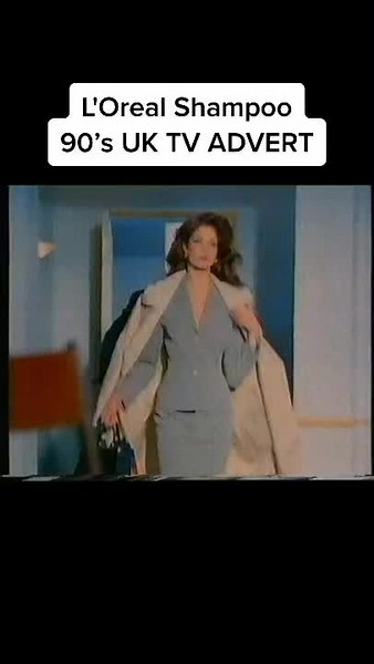 L'Oreal shampoo historical classic TV advert from the 90s in the UK, #loreal #lorealshampoo #shampoo @lorealparis @lorealgroupe @lorealhair @lorealparisth_store #90s #tvadvert #tvad #uktvbestmoments @british television 🇬🇧 @UK TV Nostalgia