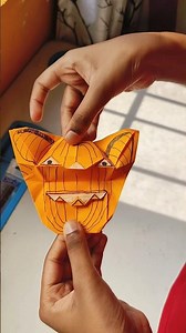 Origami exploding pumpkin #papercraft #craft #shortvideo